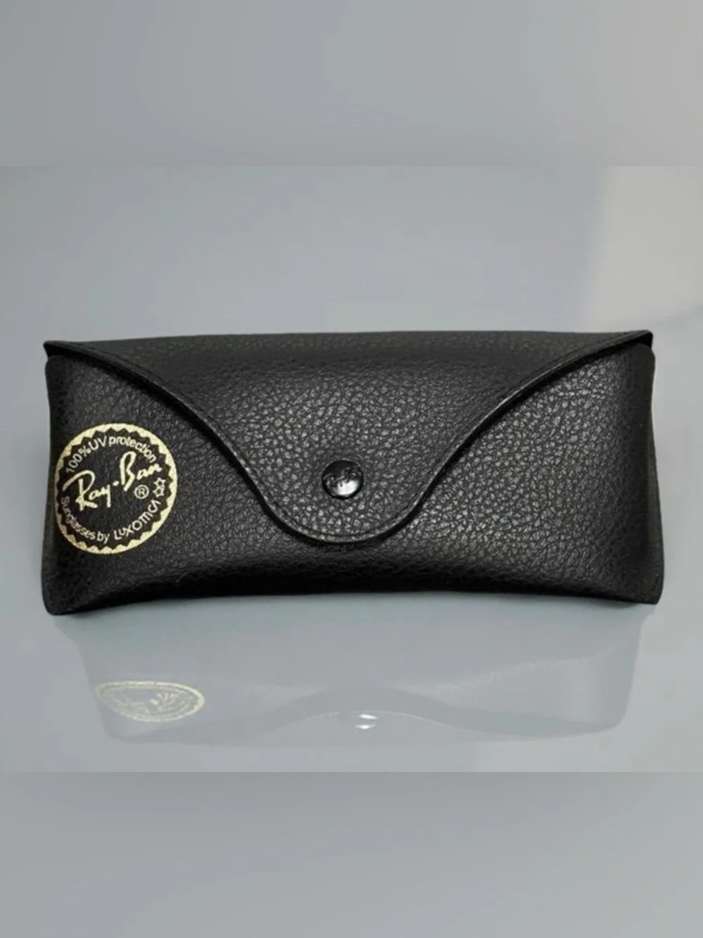 Authentic Ray-Ban Sunglass Eye Glasses Soft Case Gold Logo